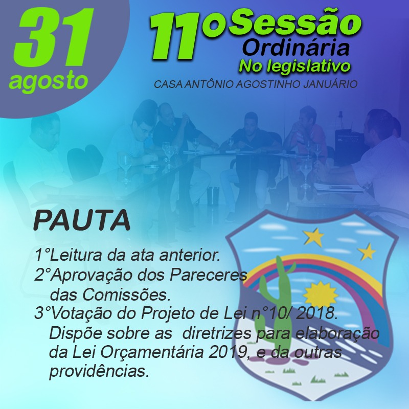 11º Sessão Ordinária 