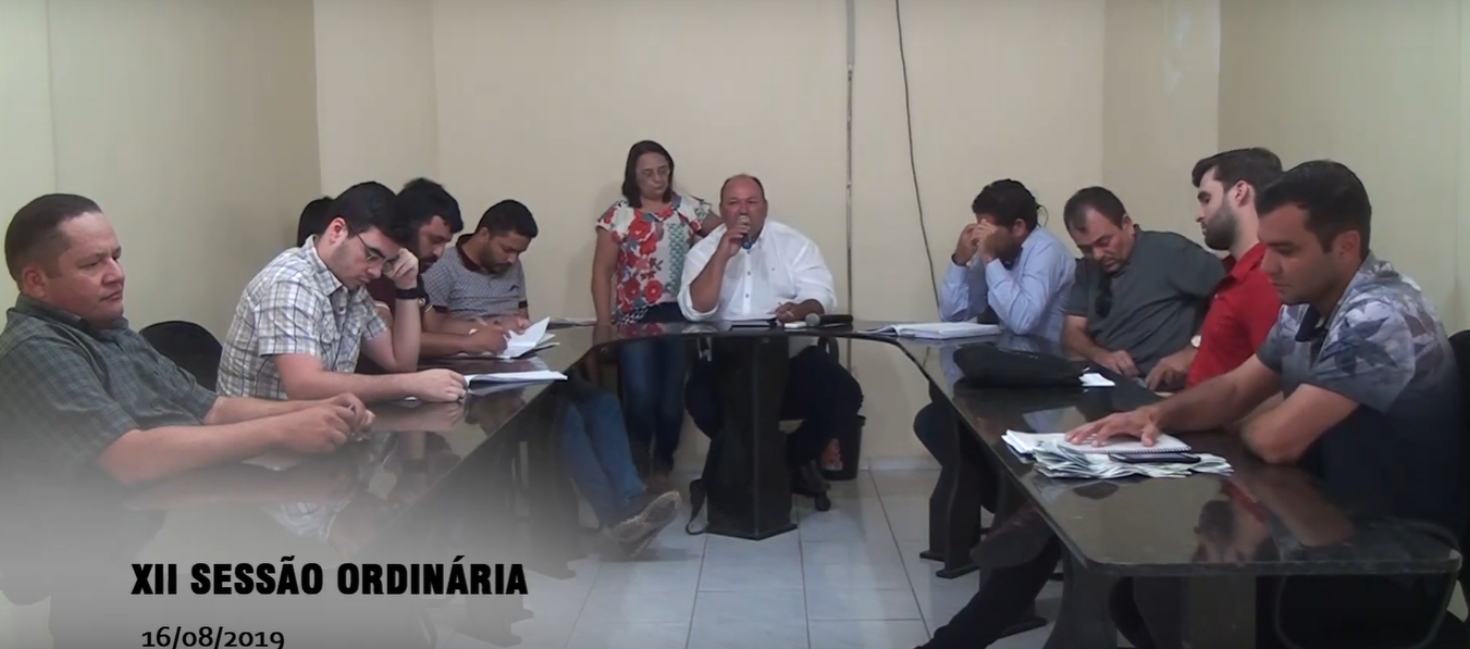 12ª SESSÃO ORDINÁRIA